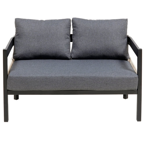 Outdoor Iron Sofa Set with A table