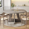 Grey Round Dining Table
