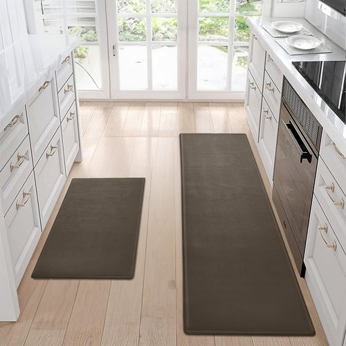 Two-piece Set Non-slip & Waterproof Kitchen Floor Mat