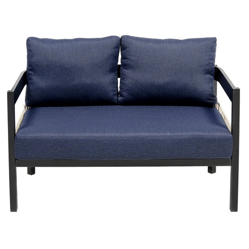 Outdoor Iron Sofa Set with Table