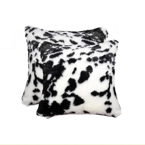Sugarland Black and White Faux Pillow (Set of 2)
