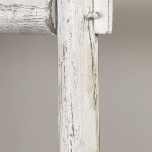 6 Step White Decorative Shelf Ladder Shelve