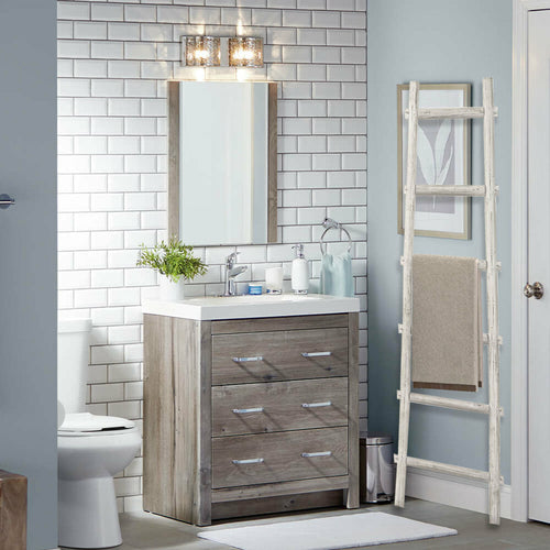 6 Step White Decorative Shelf Ladder Shelve