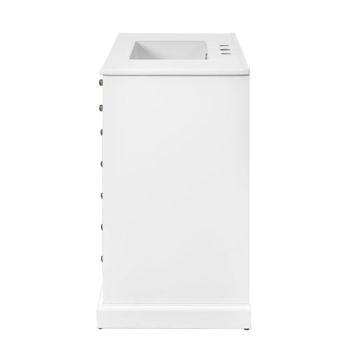 36'' Bathroom Vanity with Ceramic Sink Combo