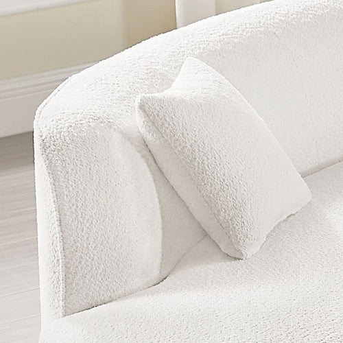 Luxury Modern Style Living Room Upholstery Curved Sofa with Chaise