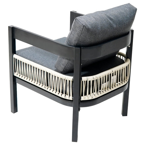 Outdoor Iron Sofa Set with A table