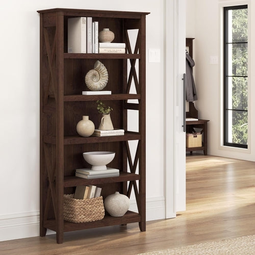Bush Tall 5 Shelf Bookcase