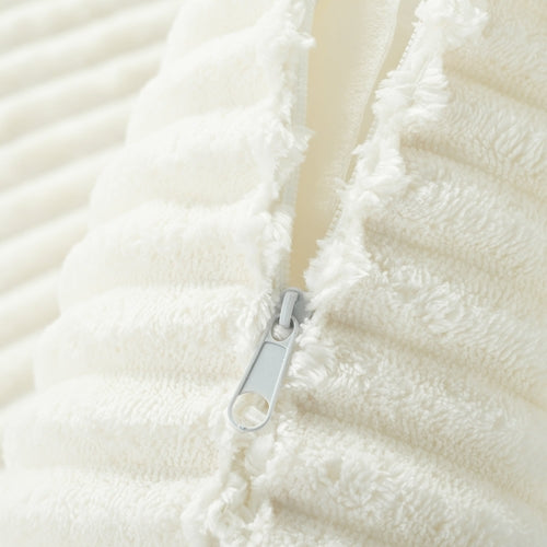 Corduroy Double Sofa Bed with 2 Pillows