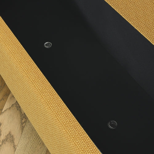 Linen Fabric Upholstered Bench with Large Storage