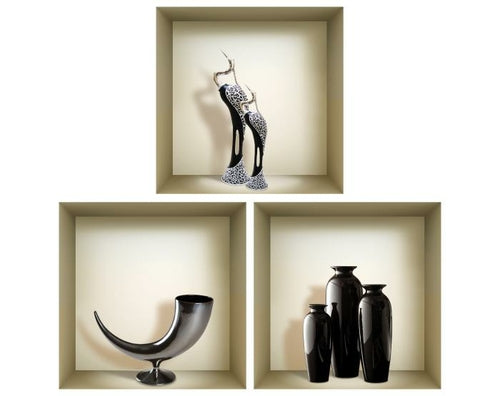 3D Niche Wall Art Decals