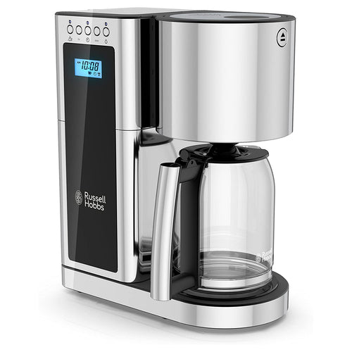 Stainless Steel Russell Hobbs 8 Cup Glass Coffeemaker