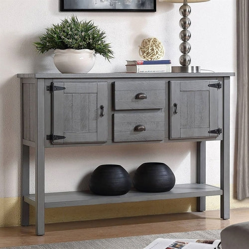 Farmhouse Sideboard Cabinet with Storage Drawers