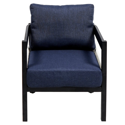 Outdoor Iron Sofa Set with Table