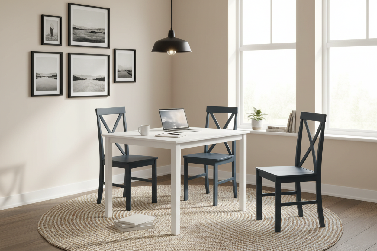 Apartment Breakfast Nook Workspace