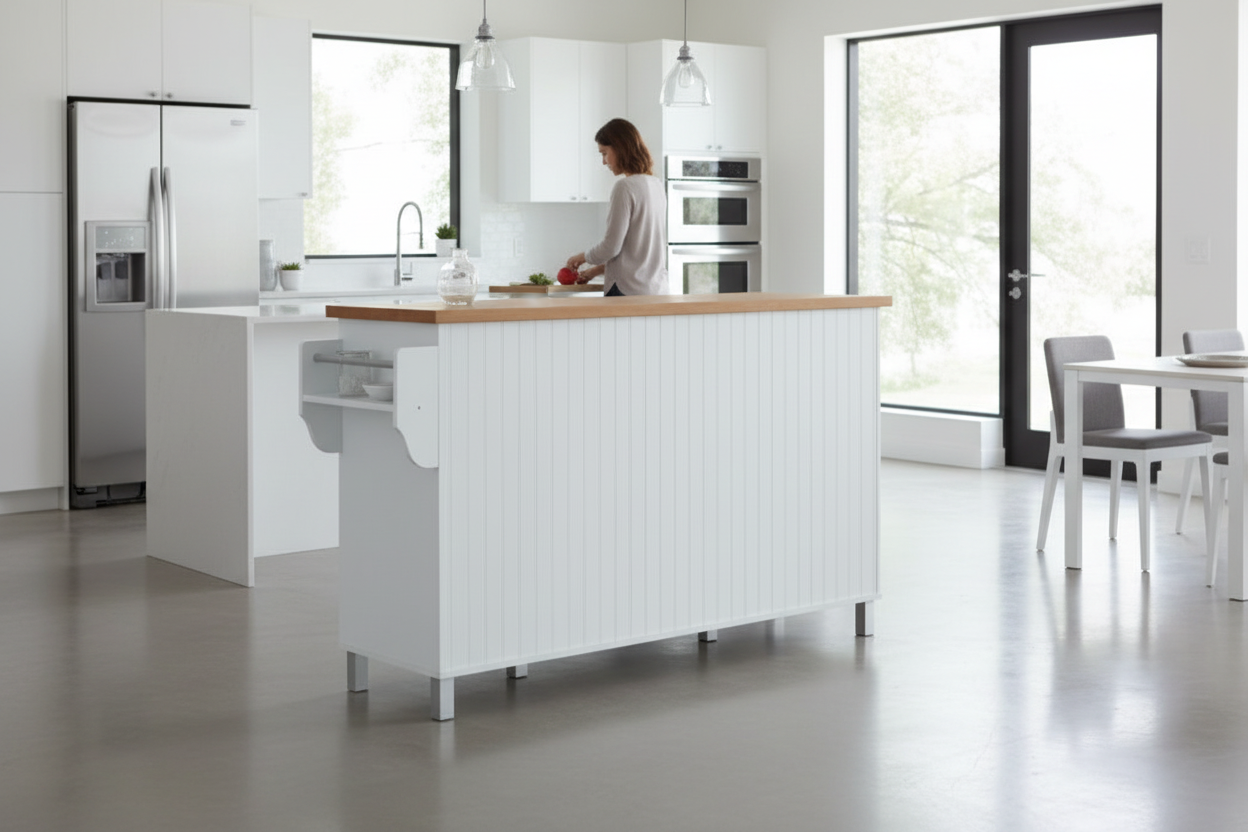 Back view as room divider