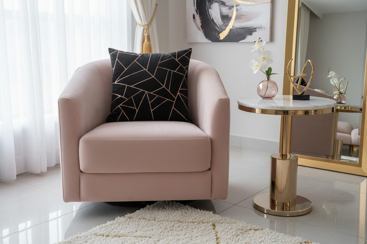 Blush Armchair