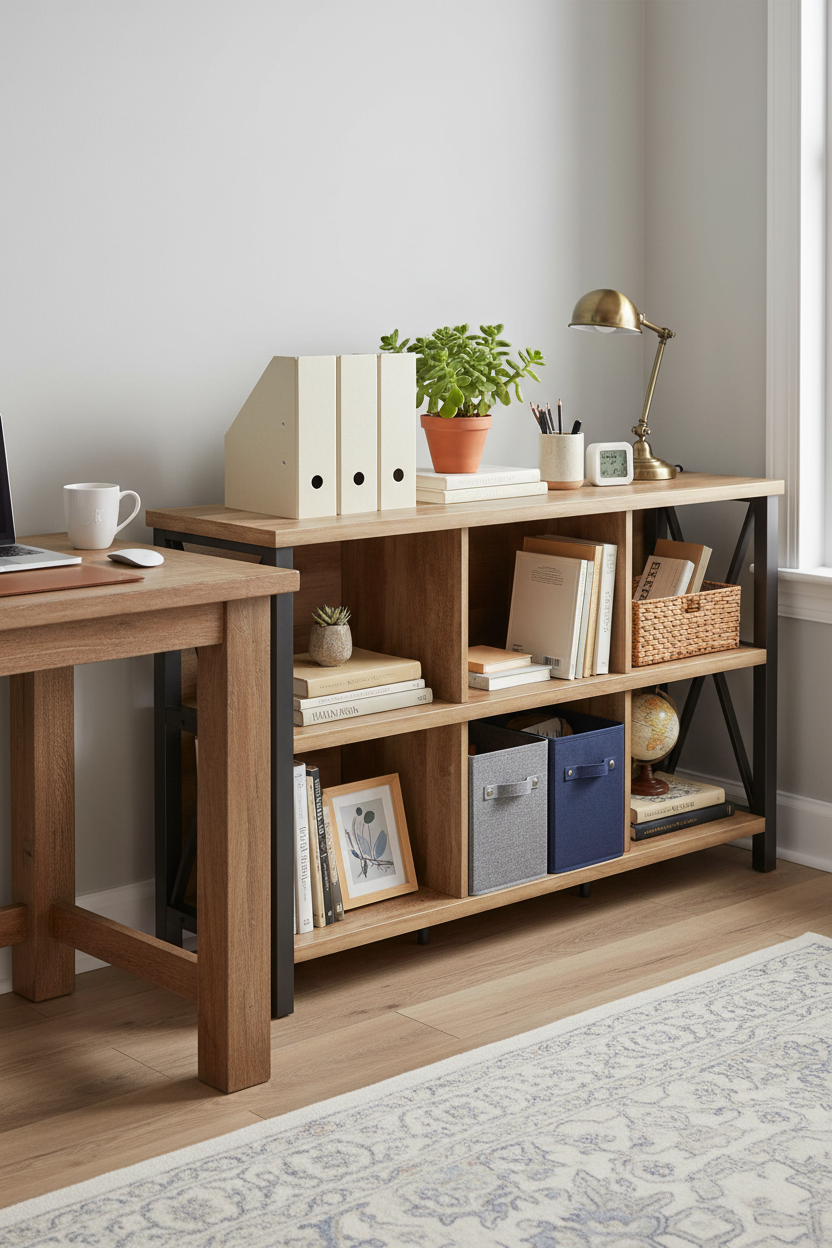 Bookcase in home office