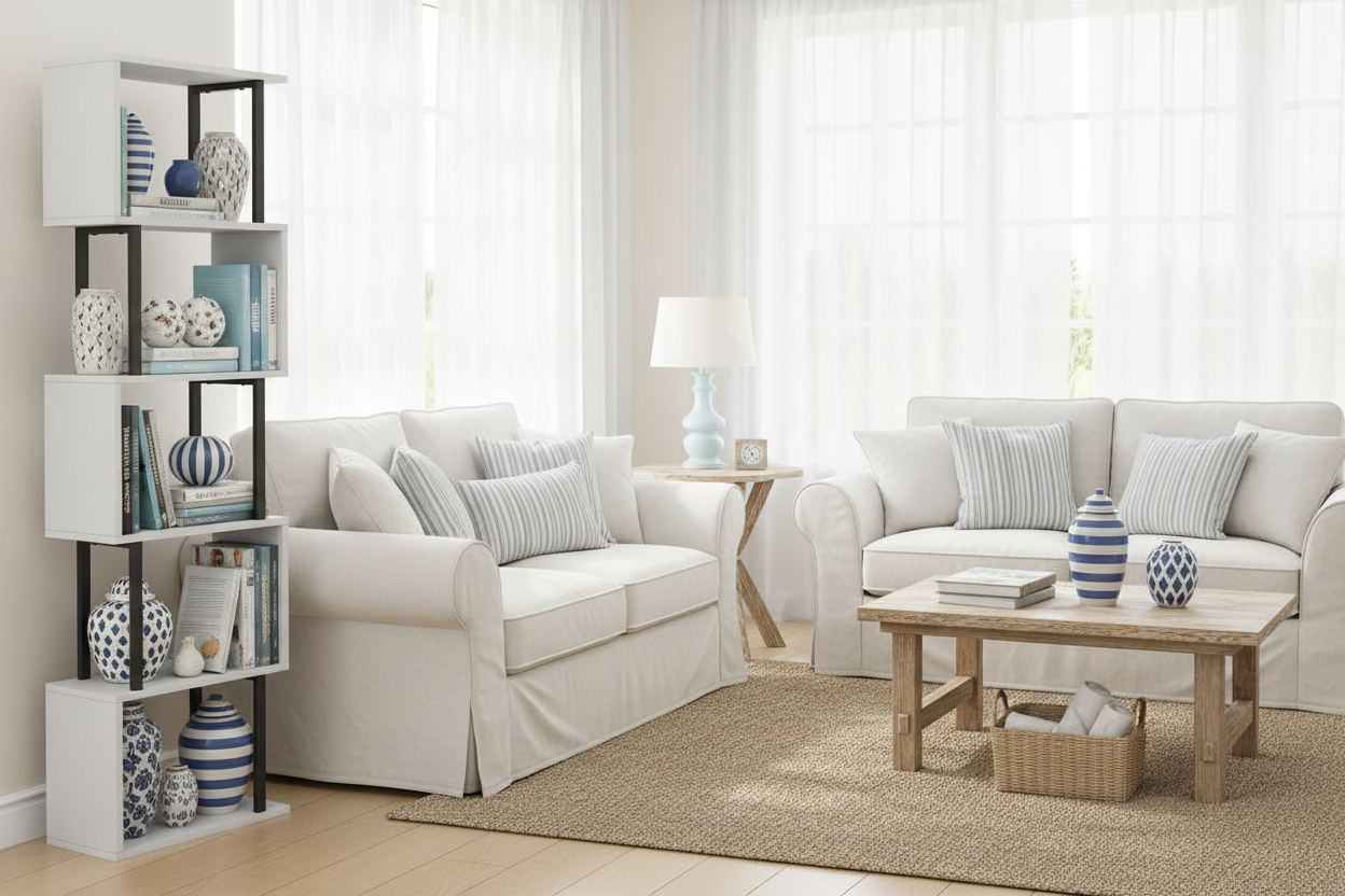 Bookshelf - Coastal Decor