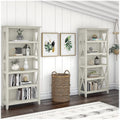 Linen White Oak Linen Bookcase