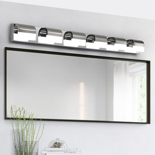 Modern Bathroom Vanity Lighting 6-Light LED Vanity Light