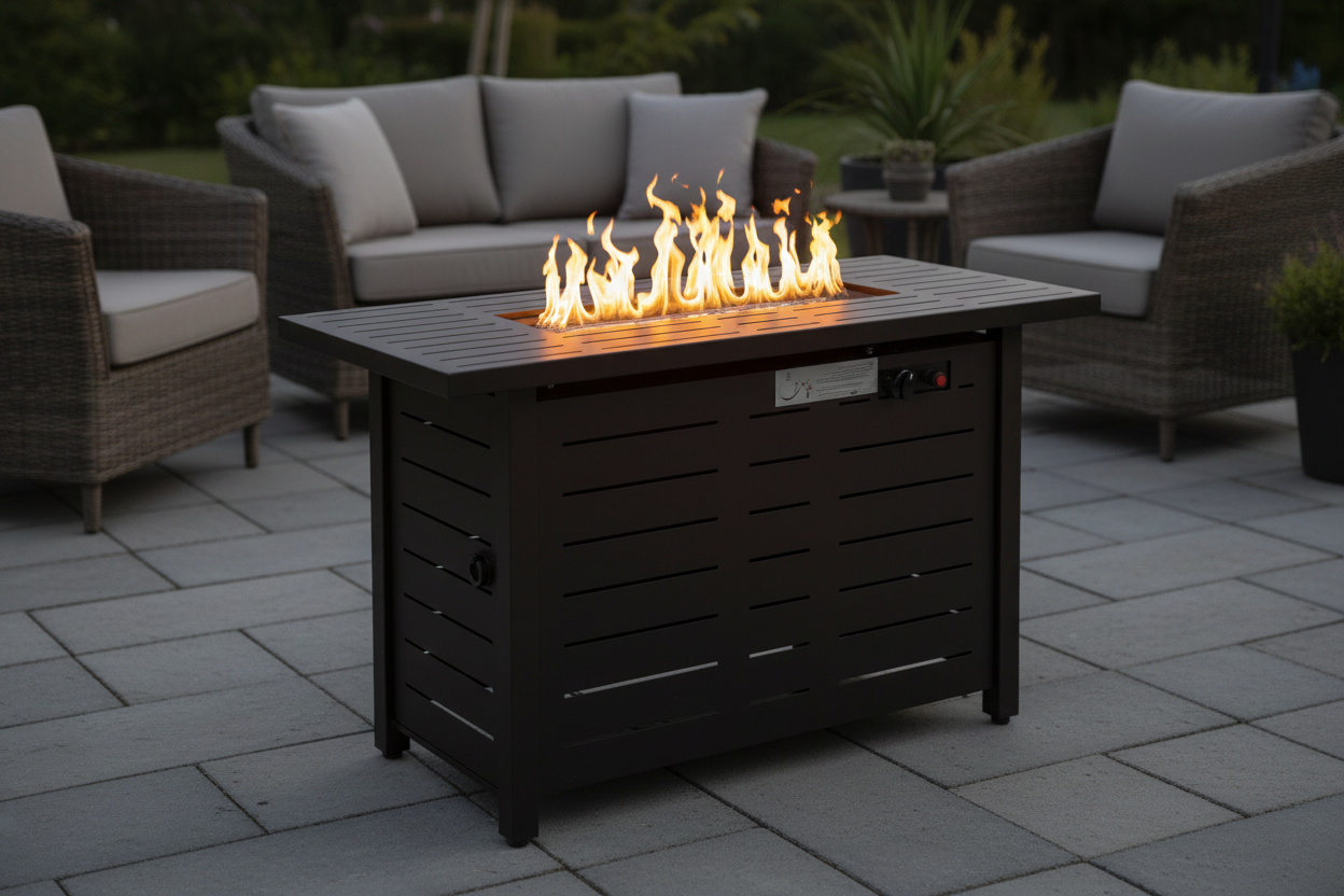 Close-up Fire Pit Detail