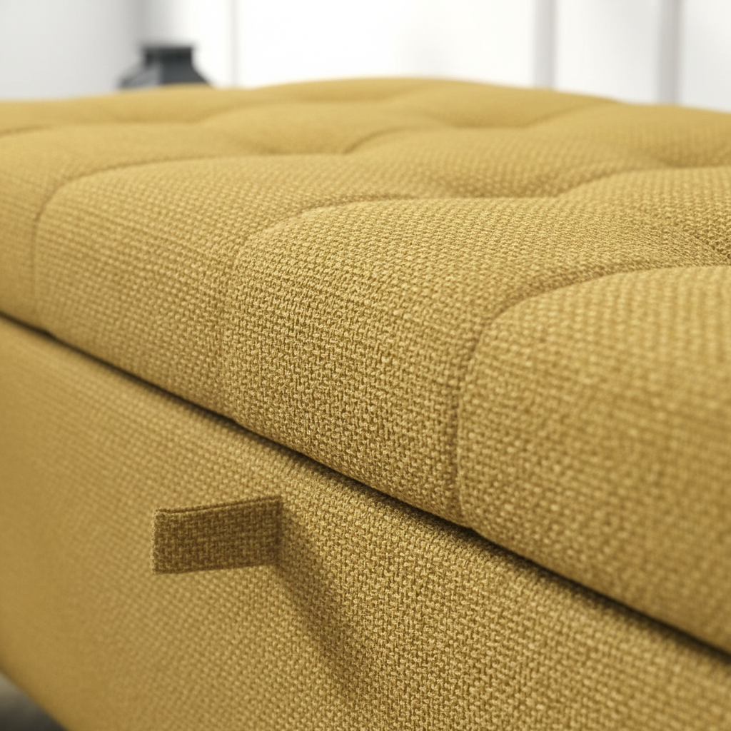 Close-up linen fabric texture