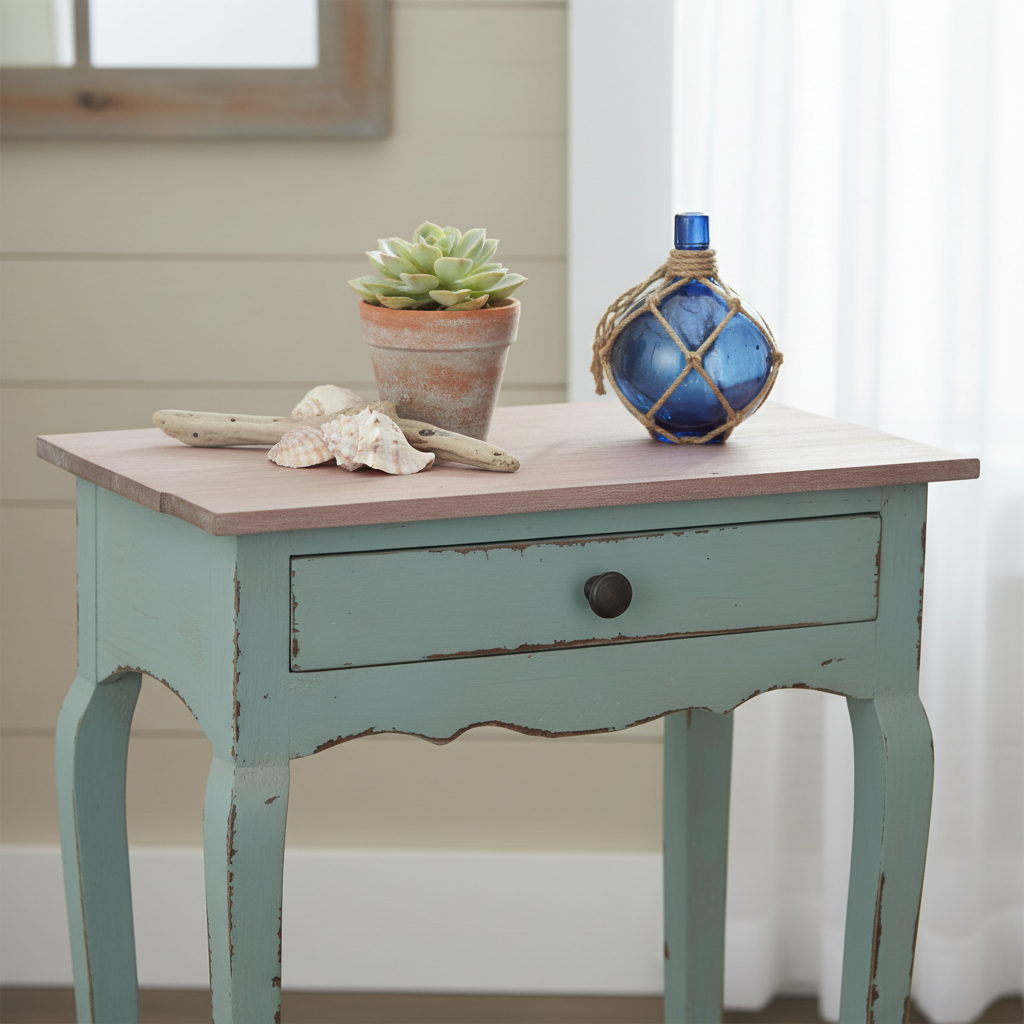 Close-up of curved legs and styling