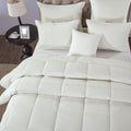 DaDa Bedding Dreamy Soft Velvet Ivory White Plush Velour Tufted