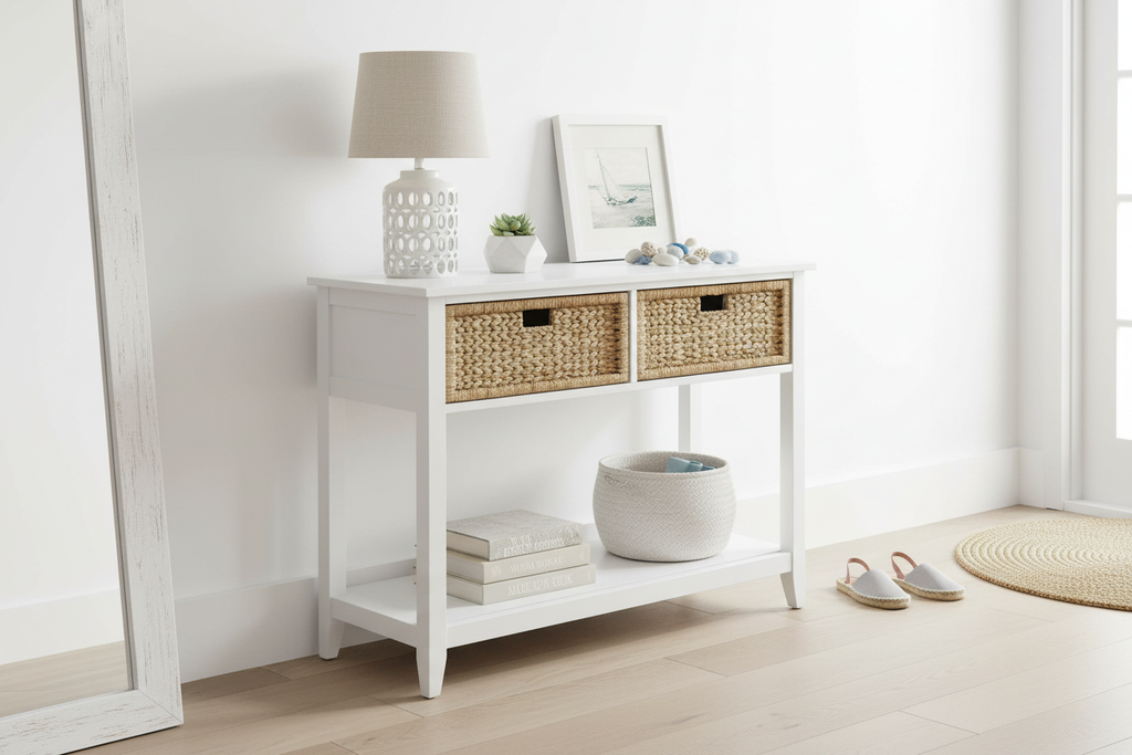 Console Table - Bright Entryway
