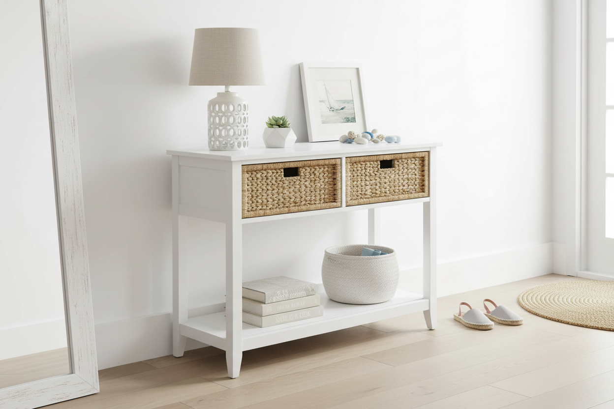 Console Table - Bright Entryway