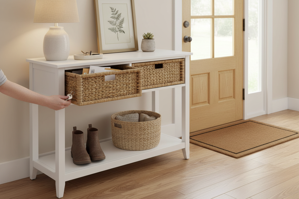 Console Table - Practical Storage