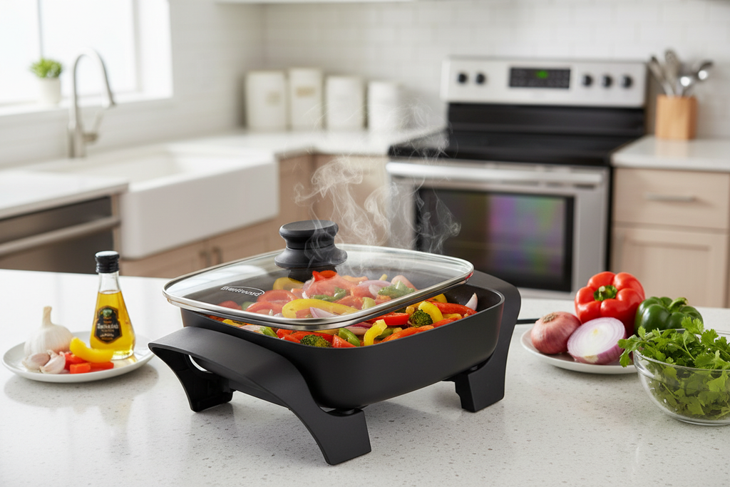 Cooking vegetable stir-fry