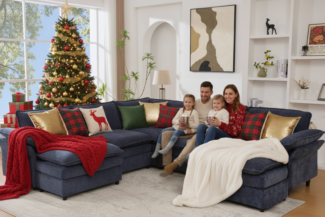 Cozy holiday gathering