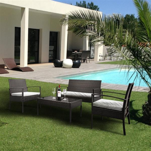 Rattan Patio Furniture Set -4PC
