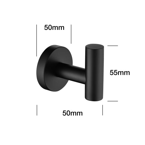 6 Pack Bathroom Towel Hook Robe Hook