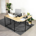 L Shaped Computer Desk PC Laptop Table