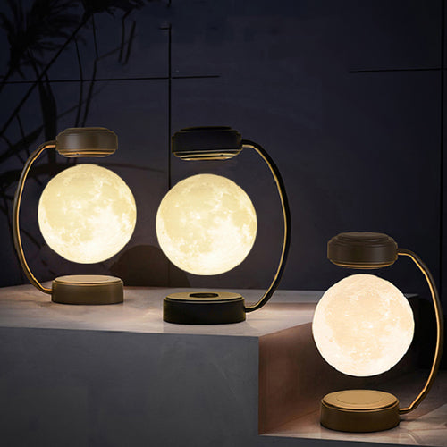 Magnetic LED  Rotating Levitation Moon Lamp