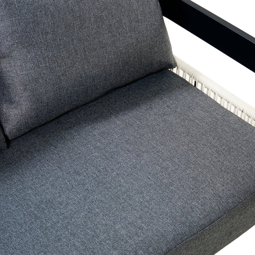 Outdoor Iron Sofa Set with A table