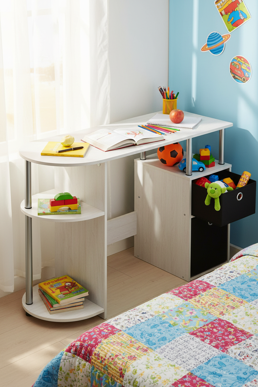Desk in child's bedroom