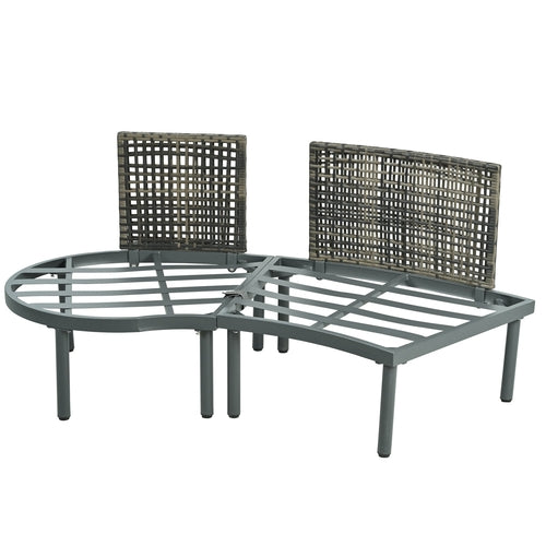 Half Moon 8-Piece Patio Sofa Furniture Set