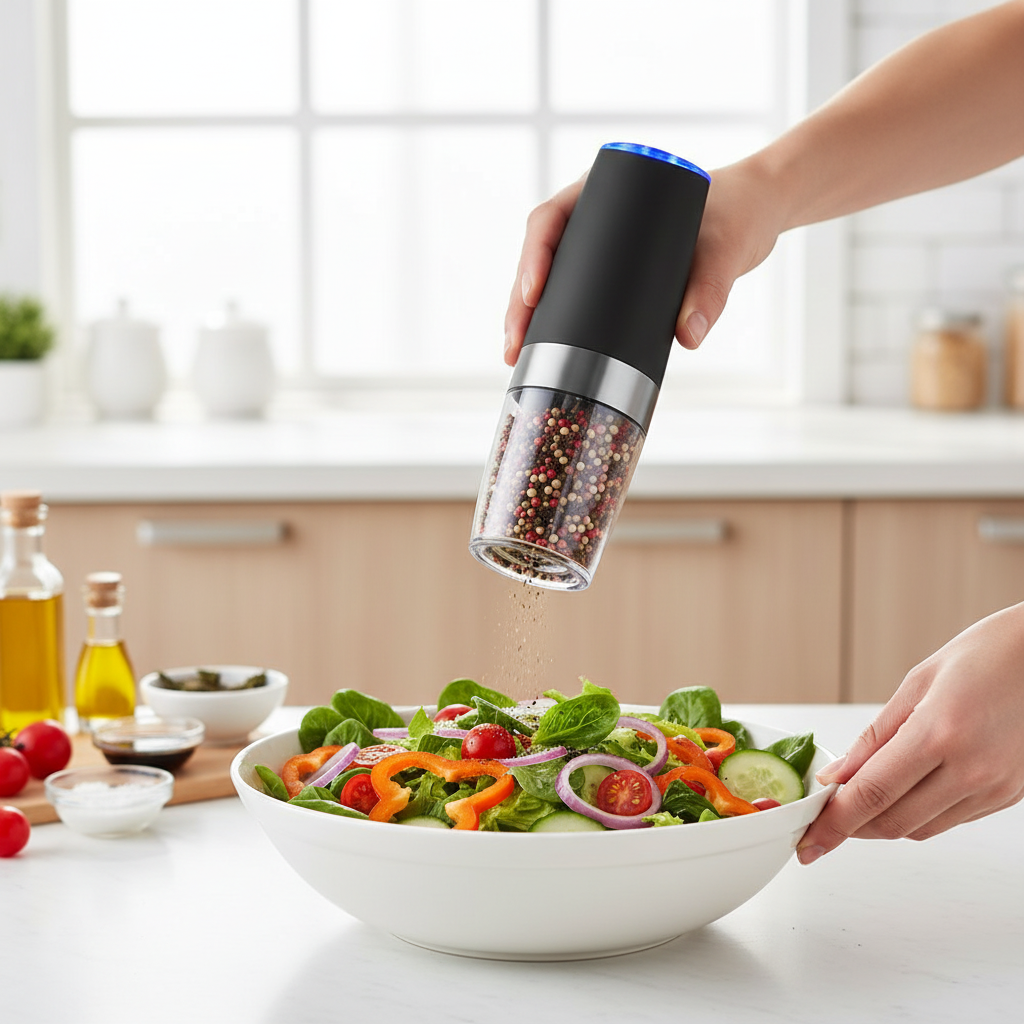 Fresh salad preparation