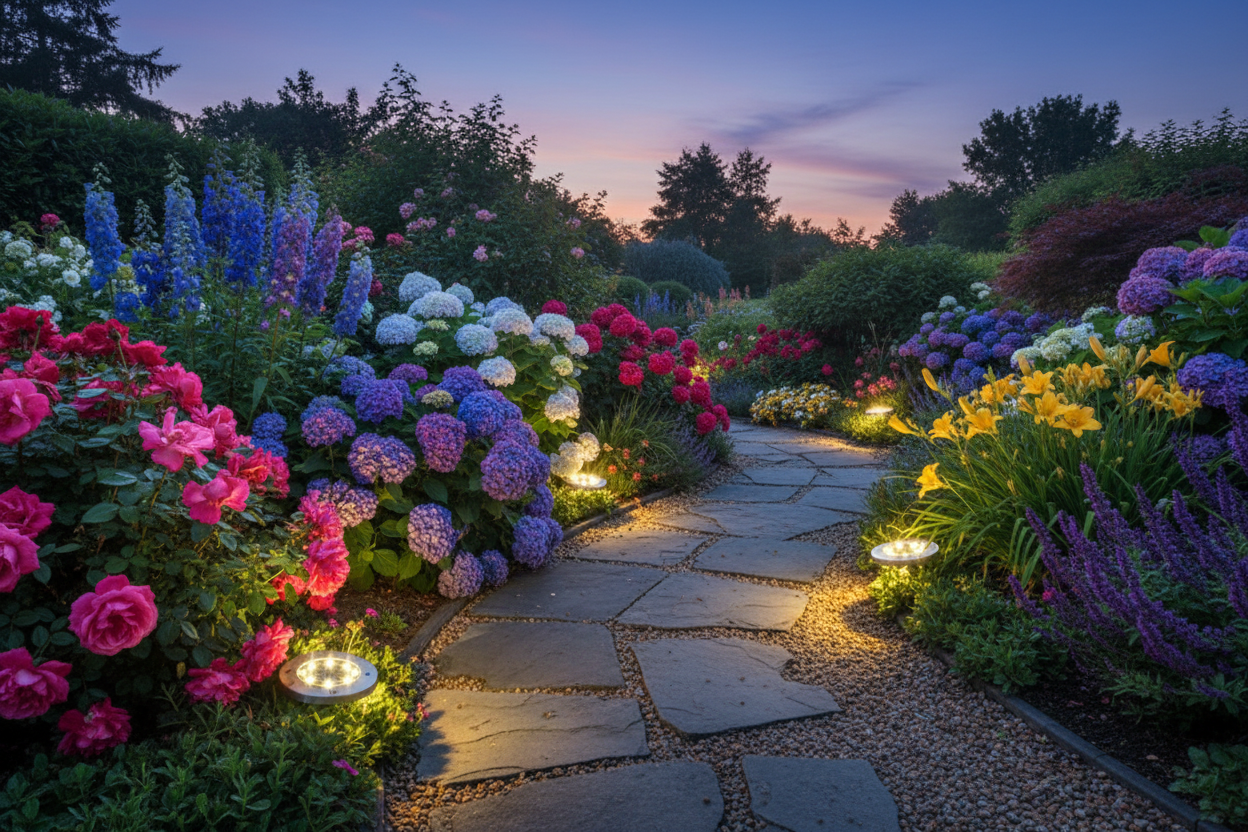 Garden accent lighting