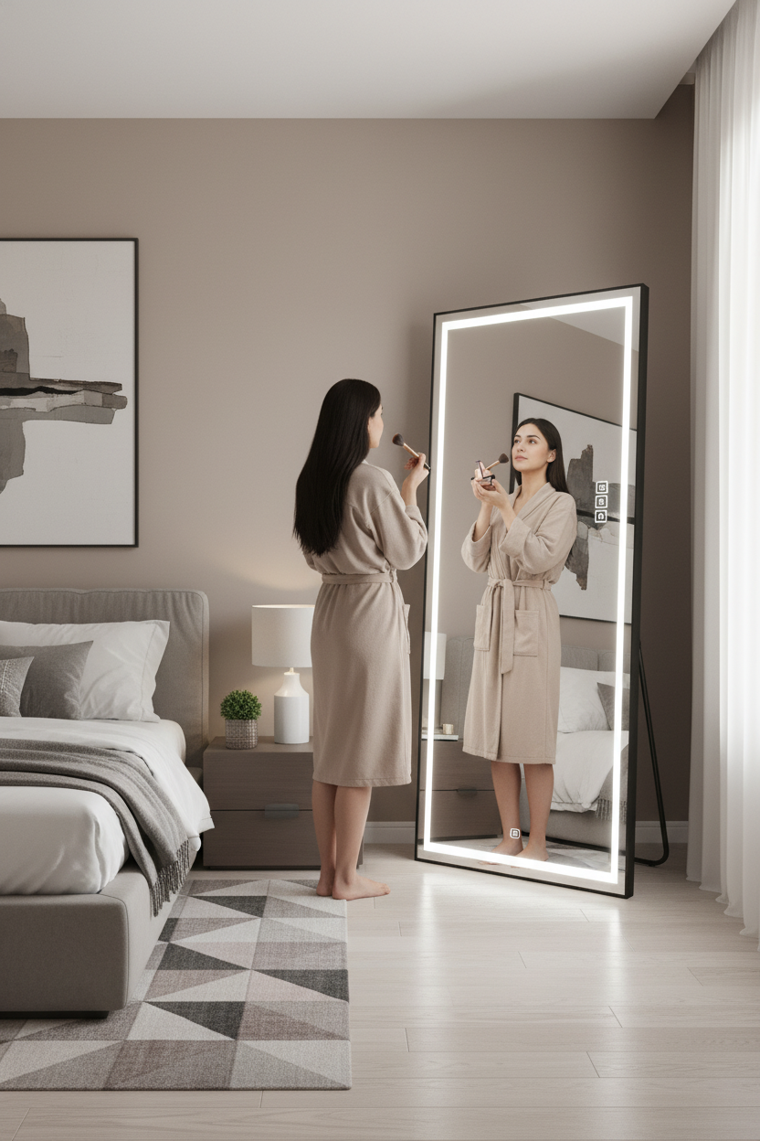 Getting Ready in Bedroom