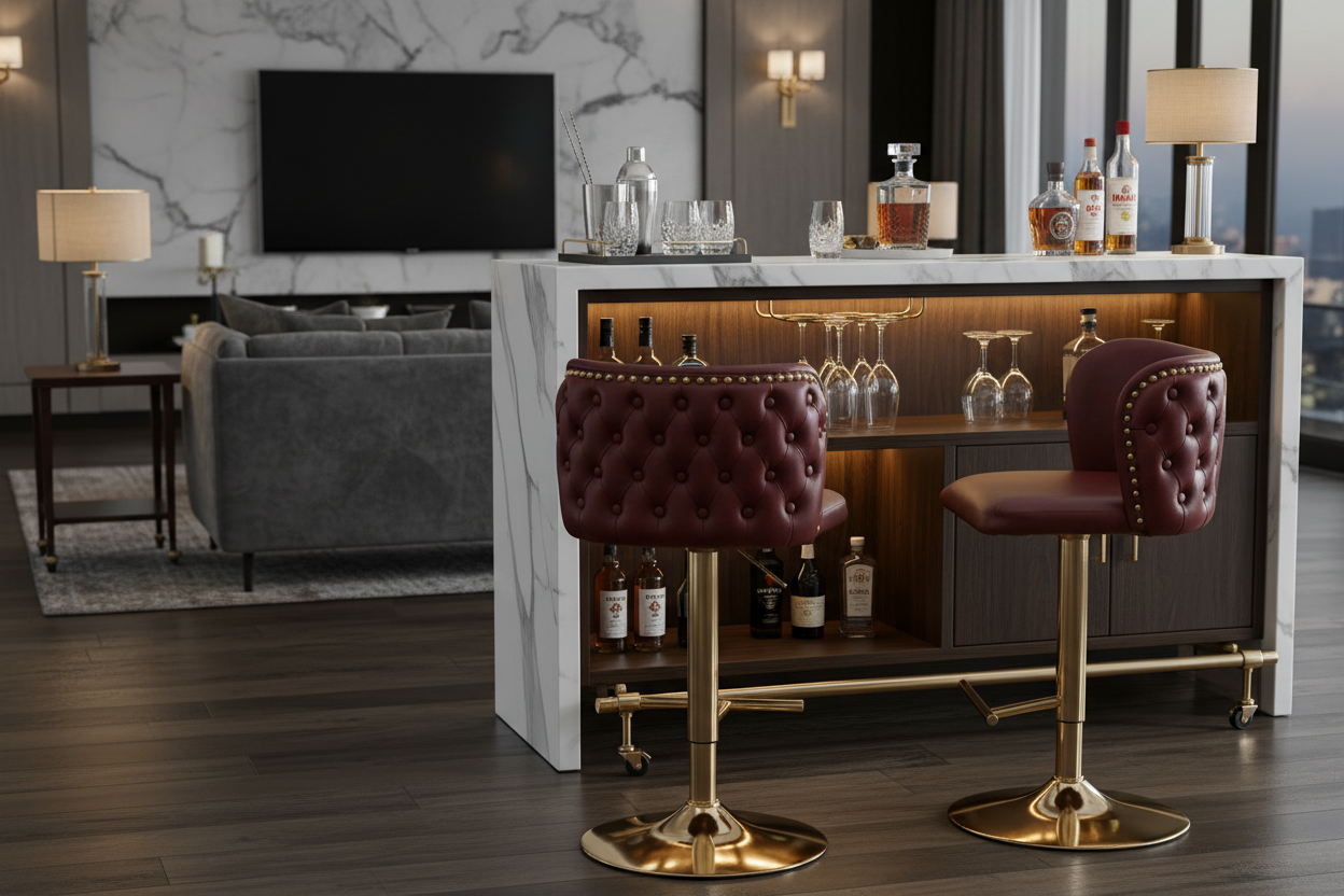 Home bar entertaining space