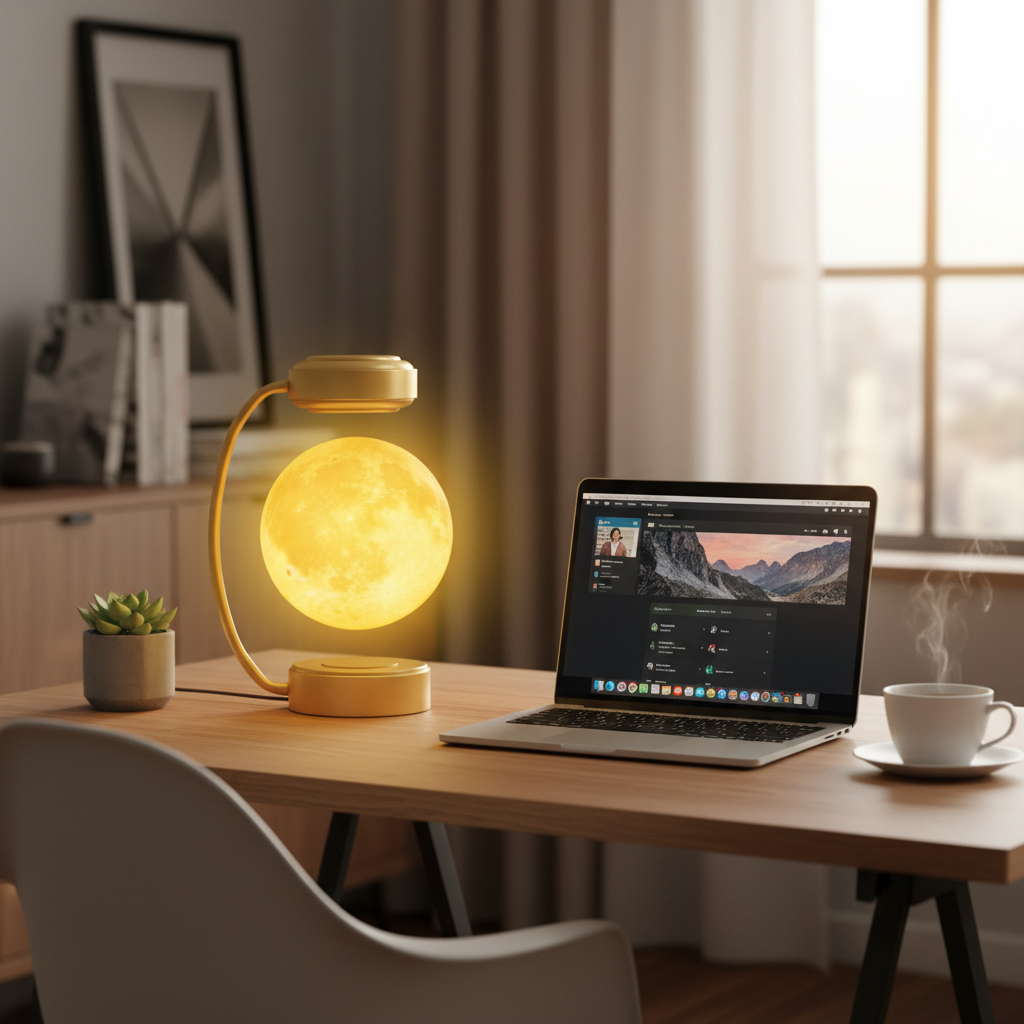 Home office desk lighting