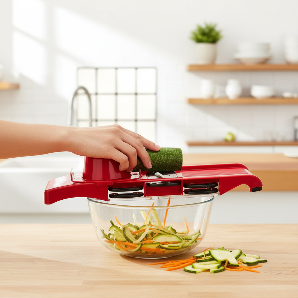 Julienne vegetable strips