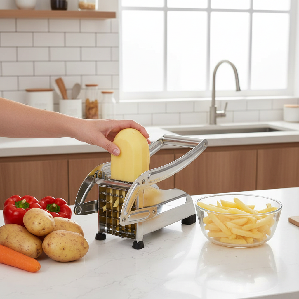 Kitchen counter prep scene