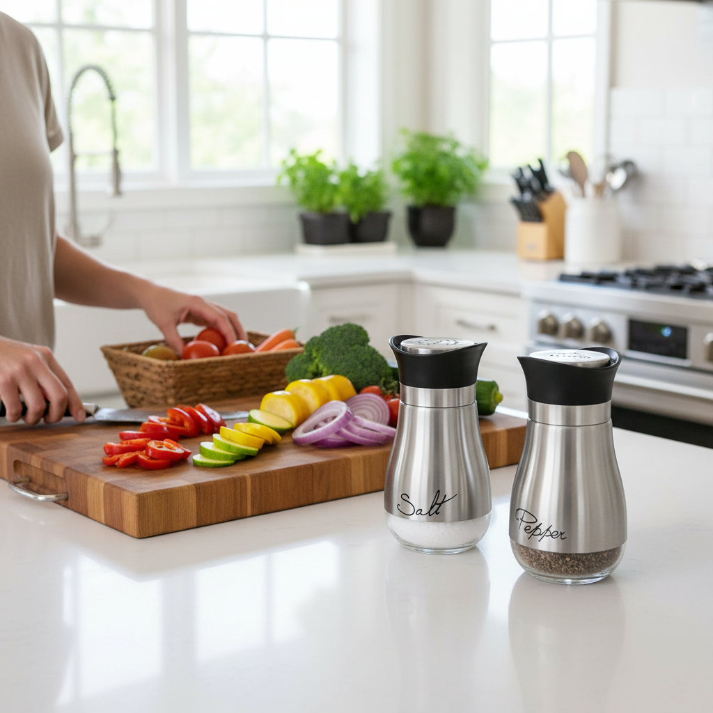 Kitchen counter prep