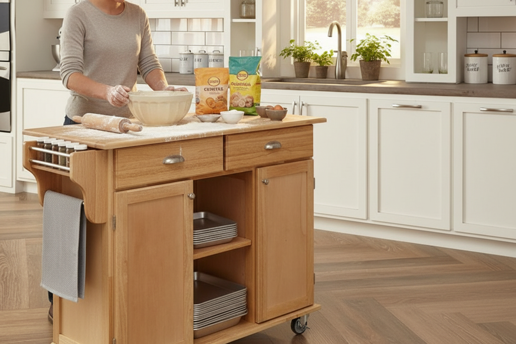Kitchen Island Cart - Baking