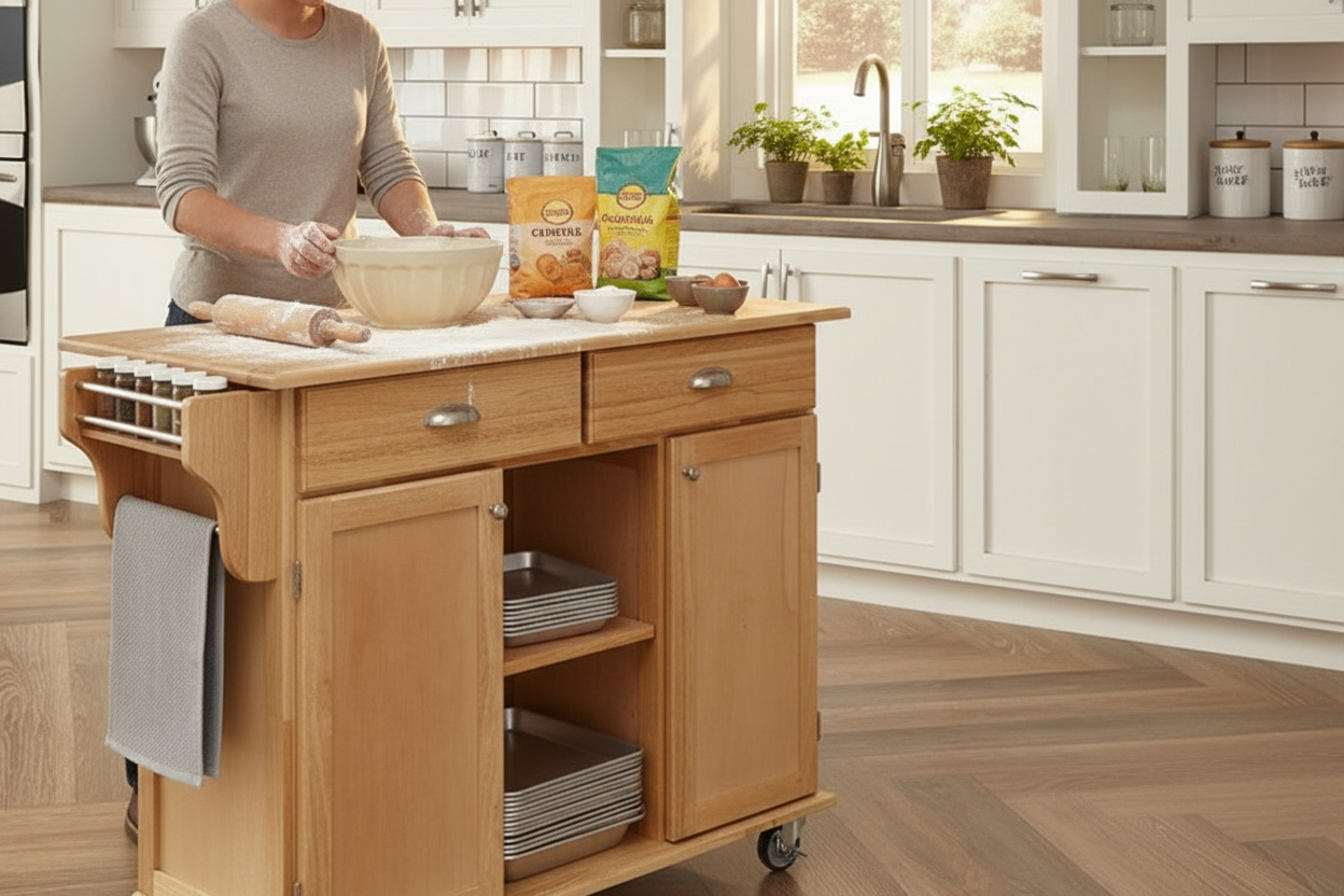 Kitchen Island Cart - Baking